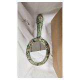 Variety of Vintage Figurines, Christmas Décor and Pulled Glass Vase