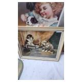 Lot of Vintage Advertising Fans and Pictures