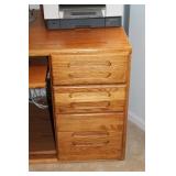 Oak Computer Desk