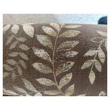 Leaf Pattern Armchair & Ottoman