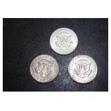 1967-1968 U.S. Kennedy Silver Half Dollars