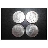 1976-D & 1977-D U.S. Eisenhower Dollars