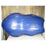 48" Plastic Boat Sled Navy Blue - Sun Squad™: Polyethylene, 300 lb. Capacity