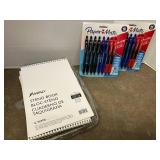 Papermate Profile Pens and Steno Books