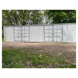 CIMU1067685 // 40 Ft Shipping Container with 2 Side Doors, 40HC, Single Trip