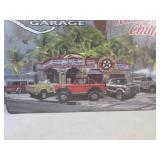 (FS) Large Tin Laid-Back Garage We