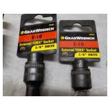 22 Gear Wrench Sockets...