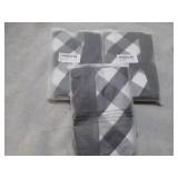 3 Black and White Aprons...