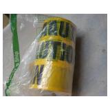 3 pack Caution 3" x 1000 ft Rolls T...