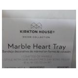 Marble Heart Tray 8 x 8"...