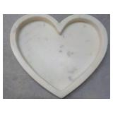 Marble Heart Tray 8 x 8"...