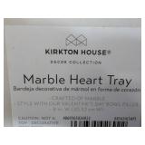 Marble Heart Tray 8 x 8"...