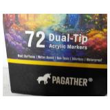 Pagather 72 Dual Tip Acrylic Marker...