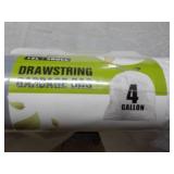 120 Drawstring 4 Gallon Garbage Bag...