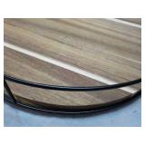 Round Wire and wood Crofton Table D...