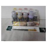 Acrylic Paint and Art Brush...