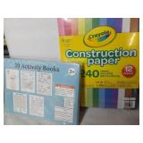 Construction Paper and Activity Boo...