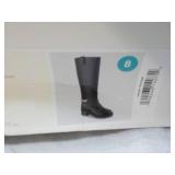 A New Day Black Boots size 8...