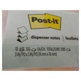 24 Post It 3" x 3" Note Pads...