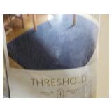 Threshold Washable Blue 4 ft x 5.5 ...