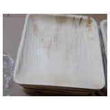 54 Palm Leaf Square Plates...
