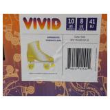 Vivid size 10 Gold roller Skates...