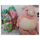 Stuffed Pig and Throw...