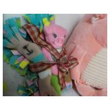 Stuffed Pig and Throw...
