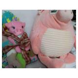 Stuffed Pig and Throw...