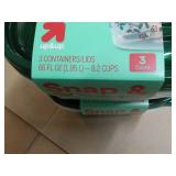 6 Snap and Store Containers with Li...