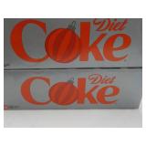 2 Diet Coke 12 packs...