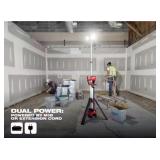 Milwaukee M18 18-Volt Lithium-Ion Cordless 6,000 Lumens Rocket Dual Power Tower Light with Charger (Tool-Only) MSRP $499