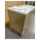 details by Becki Owens Margaret 48" Vanity, Quartz Top and Backsplash- (Please read description)