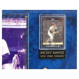 New York Yankees HOF Great "Mickey Mantle" Plaque