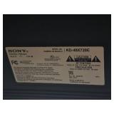 49" Sony Television KD-49X720E
