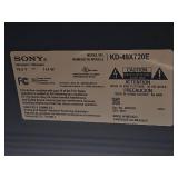 49" Sony Television KD-49X720E