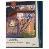 Kirby Puckett Autograph Custom Framed and Matted 11x14" Piece