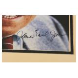 James Earl Jones Autograph Custom Framed and Matted 11x14" Piece