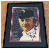 Bud Grant Autograph Custom Framed and Matted 11x14" Piece