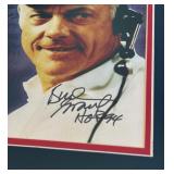 Bud Grant Autograph Custom Framed and Matted 11x14" Piece