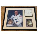 Buzz Aldrin Autograph Custom Framed and Matted 11x14" Piece