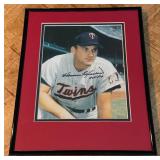 Harmon Killebrew Autograph Custom Framed and Matted 11x14" Piece