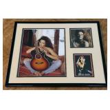 Shania Twain Autograph Custom Framed and Matted 11x14" Piece