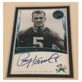 Paul Hornung Autograph Custom Framed and Matted 11x14" Piece