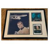 William Shattner Autograph Custom Framed and Matted 11x14" Piece