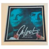 William Shattner Autograph Custom Framed and Matted 11x14" Piece