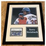 Terry Steinbach Autograph Custom Framed and Matted 11x14" Piece