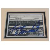 Terry Steinbach Autograph Custom Framed and Matted 11x14" Piece