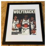 Randy Foye, Al Jefferson, Corey Brewer Autograph Custom Framed and Matted 11x14" Piece