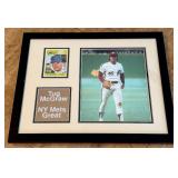 Tug McGraw Autograph Custom Framed and Matted 11x14" Piece